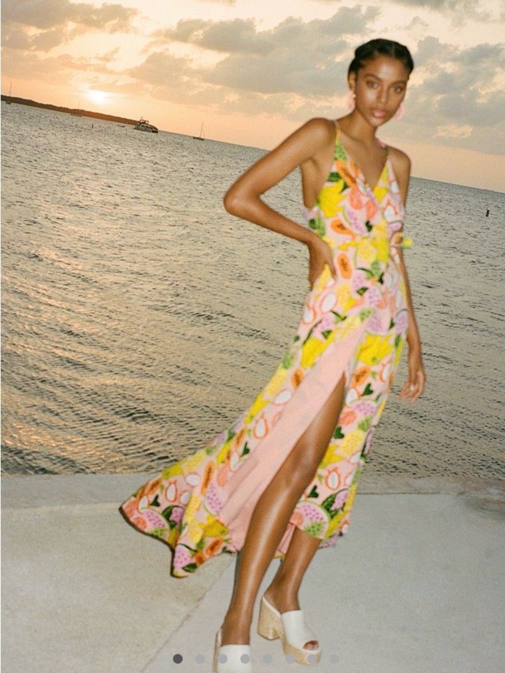 Hutch high/low wrap dress from Anthropologie